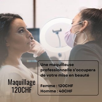 Maquilleuse professionnelle mademoiselle make up